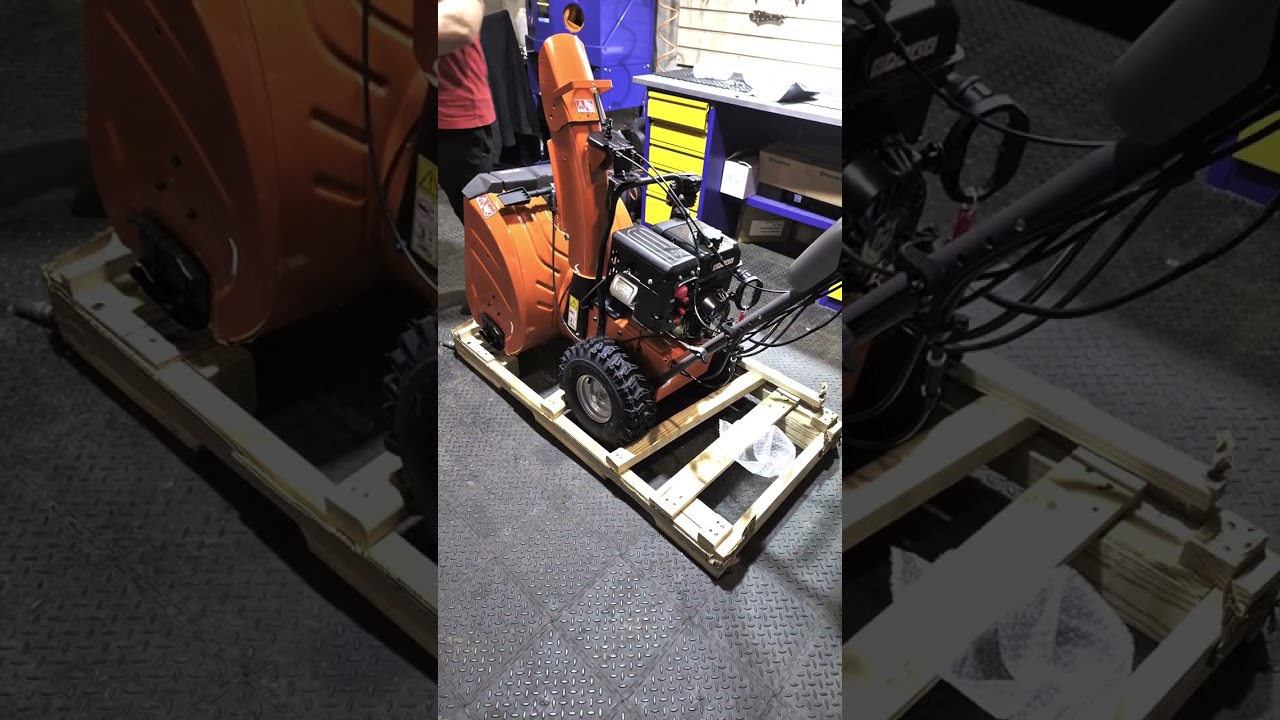 Сборка Husqvarna ST 324