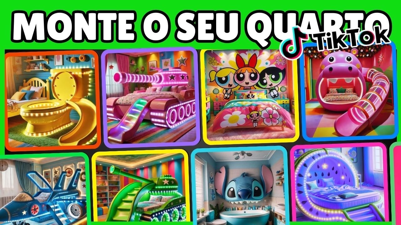 PAUSE E MONTE SEU QUARTO DOS SONHOS 💎💭 Jogo do pause/🎮 #quiz #lilostitch