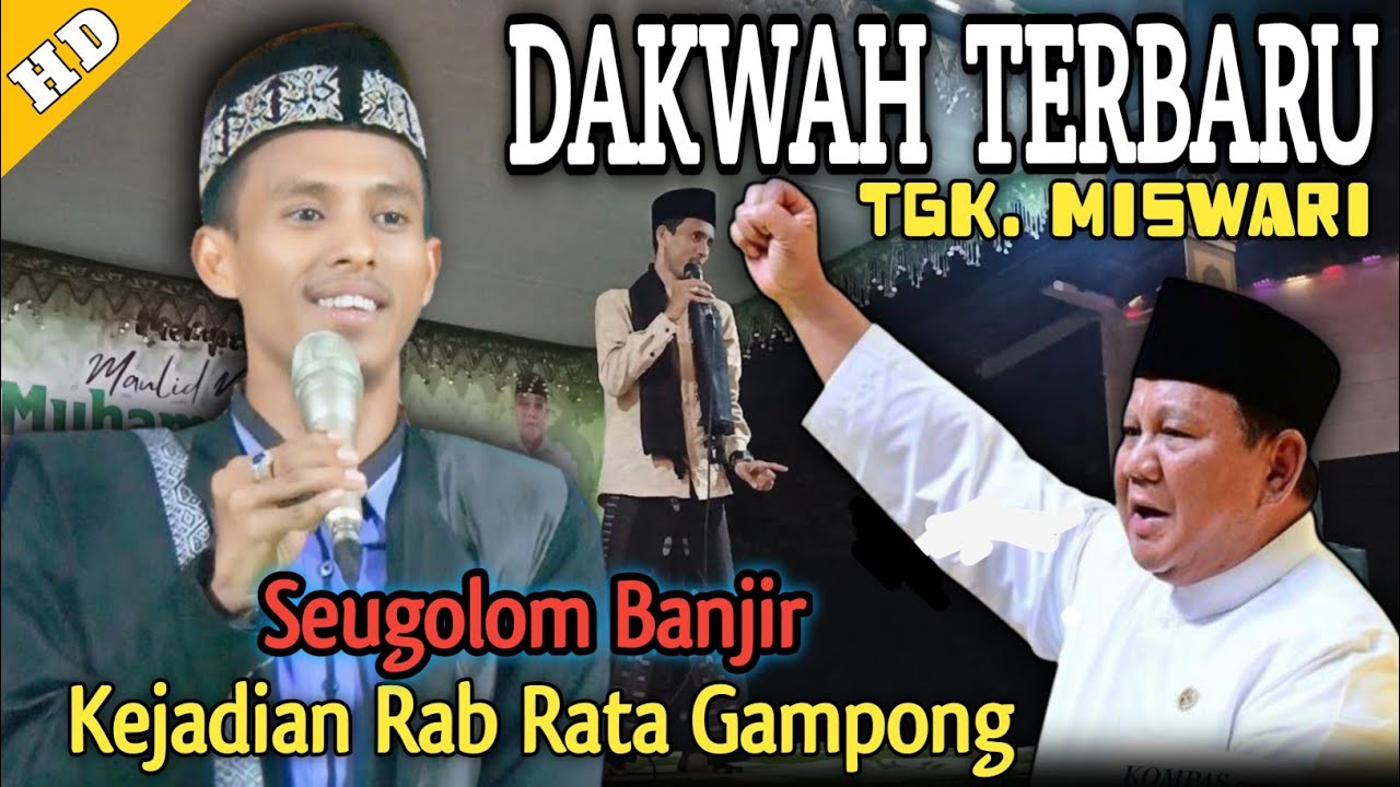 Dakwah Tgk Miswari matang - kejadian rab rata gampong