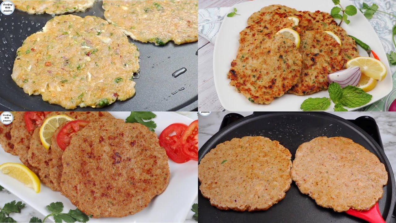 2 POPULAR Chicken Patty Kabab Recipes | Chicken Chapli Kebab, Healthy Kebab, Chicken Burger Patties