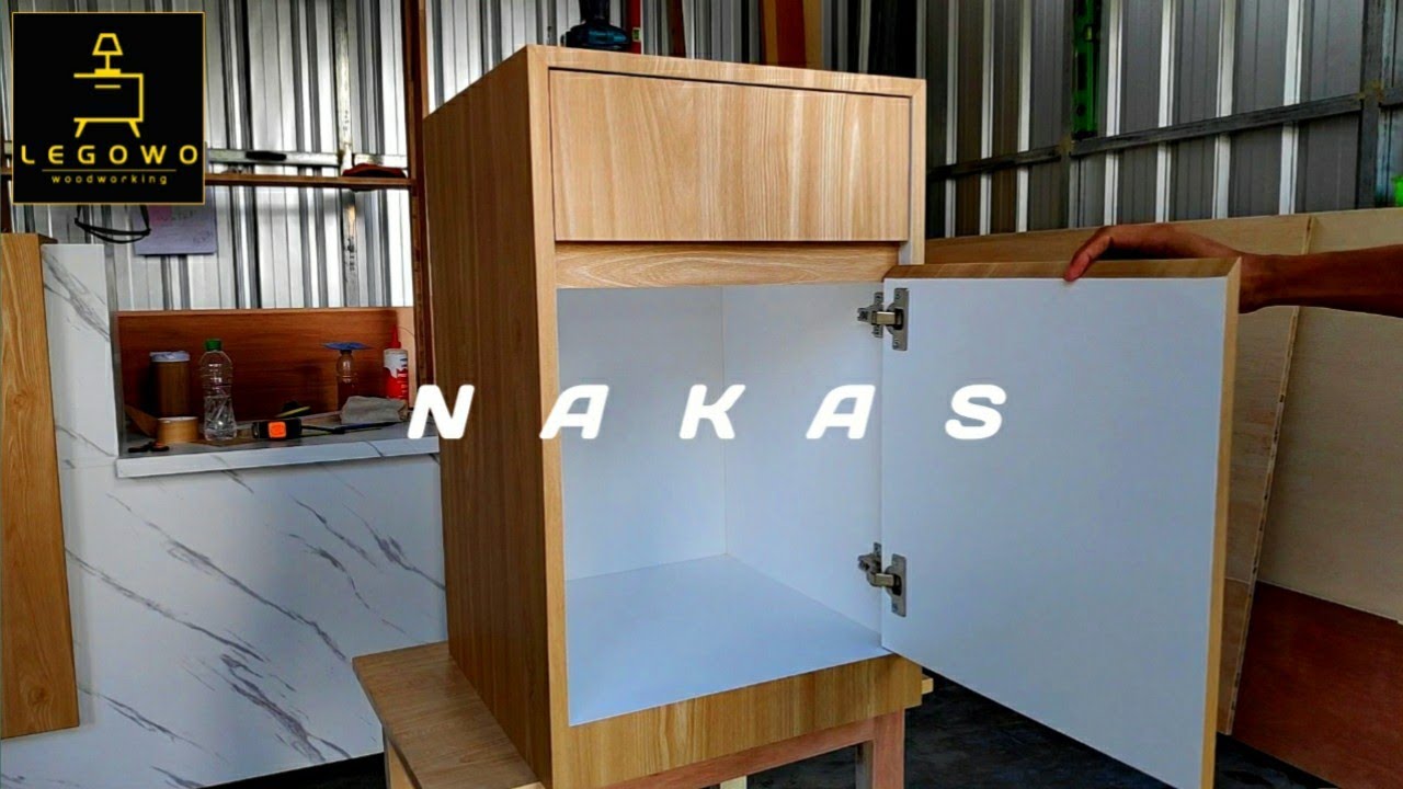 Membuat meja nakas minimalis | bedside table | side table