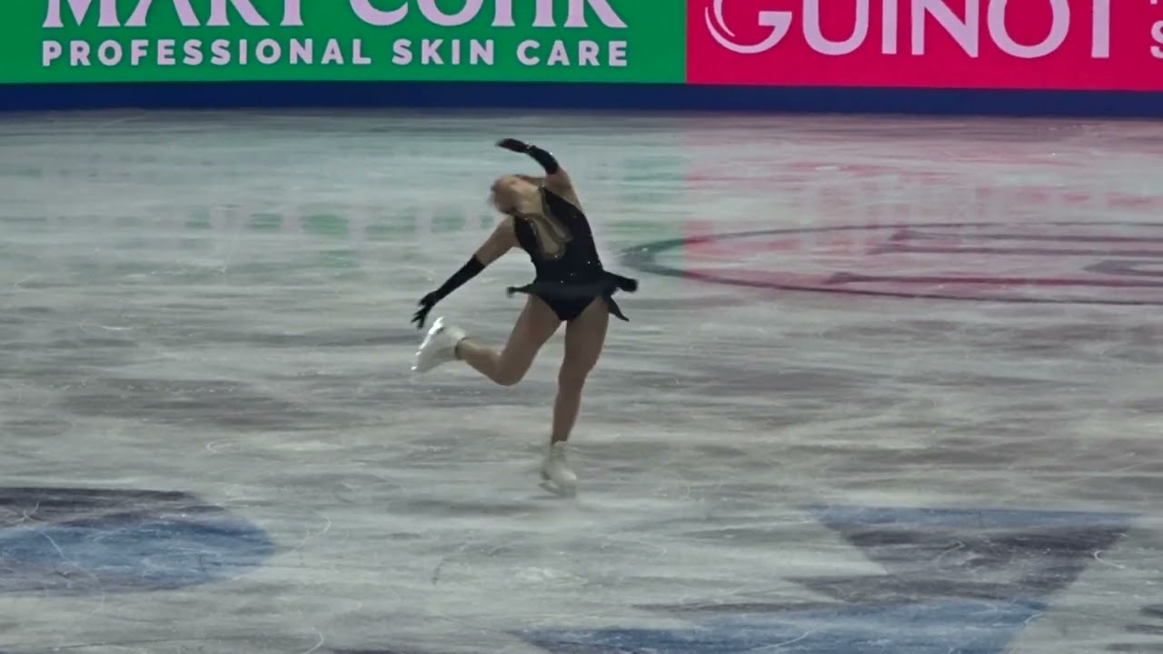 Kaori Sakamoto 2025 ISU World Figure Skating Championship Free Skate  in Boston on 3/28/2025