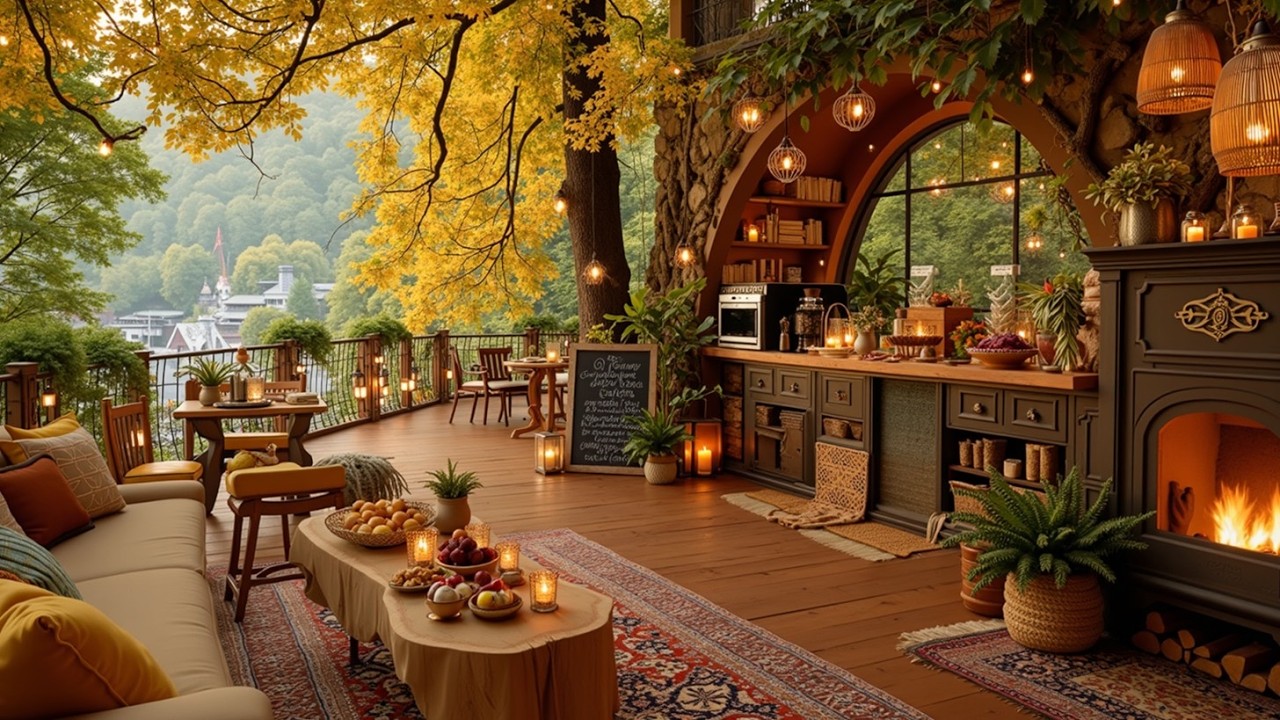 Уютный весенний джаз 🍃 Расслабляющая атмосфера босса-новы в кафе для спокойного утра