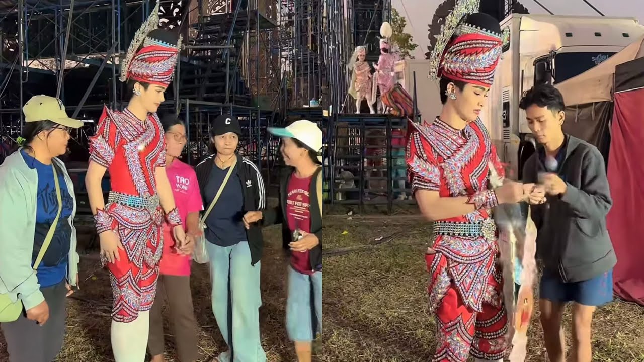บรรยากาศยามเช้า “ต้าวหยอง” ทักทายแม่ๆแบบใกล้ชิด อบอุ่นเป็นกันเอง ￼