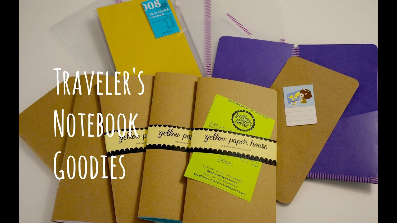 Traveler's Notebook Inserts - Midori, Yellow Paper House