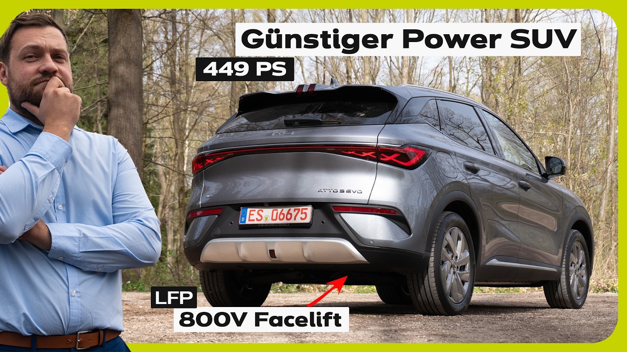 BYD ATTO 3 EVO Excellence 2026 - Sehr schnell und sehr luxuri&ouml;s? Testfahrt | deutsch | 800V | 449 PS