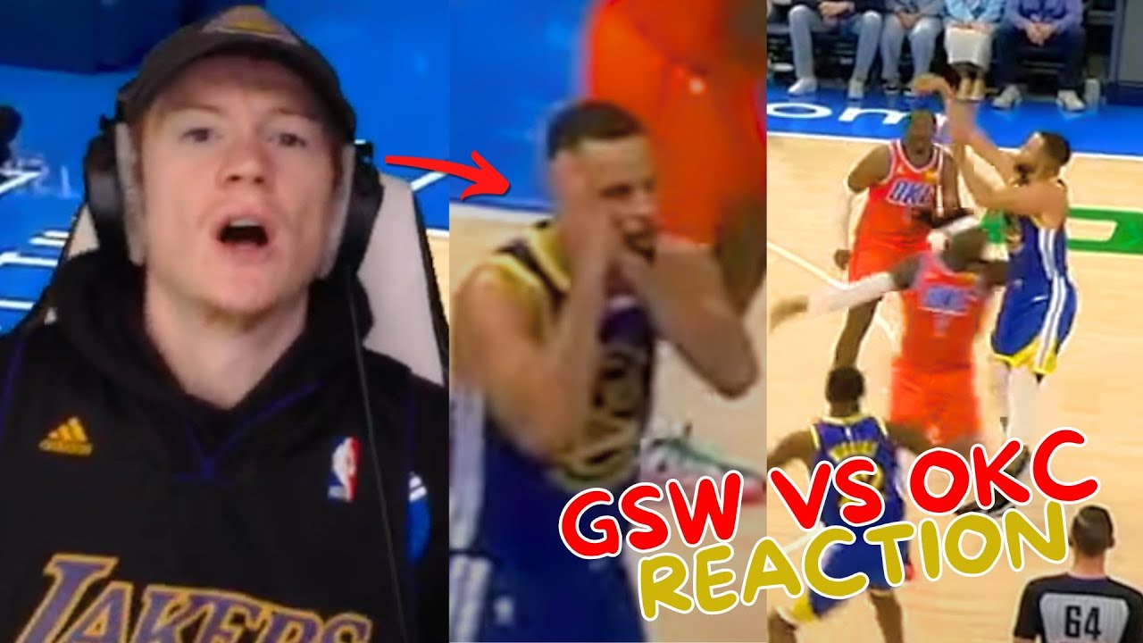 Reacting to Warriors vs Thunder Regular Season Game!