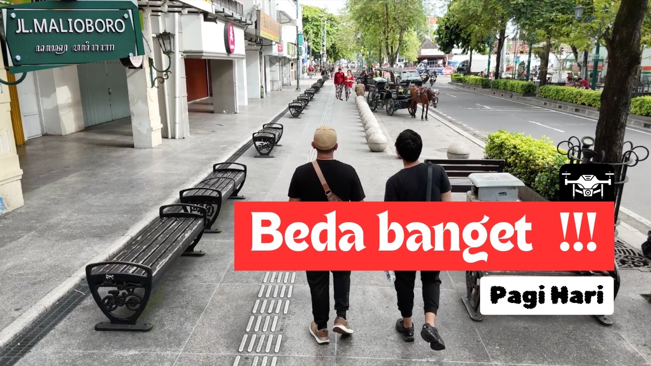 Walking Tour JOGJA | Begini Sekarang SENSASI MALIOBORO di Pagi hari