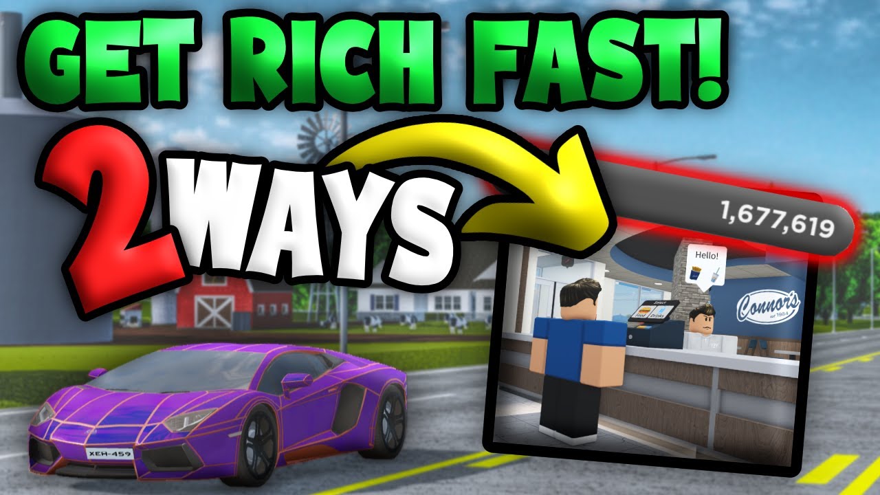Get RICH FAST In GREENVILLE! 2 SIMPLE FAST WAYS | ROBLOX - Greenville WI
