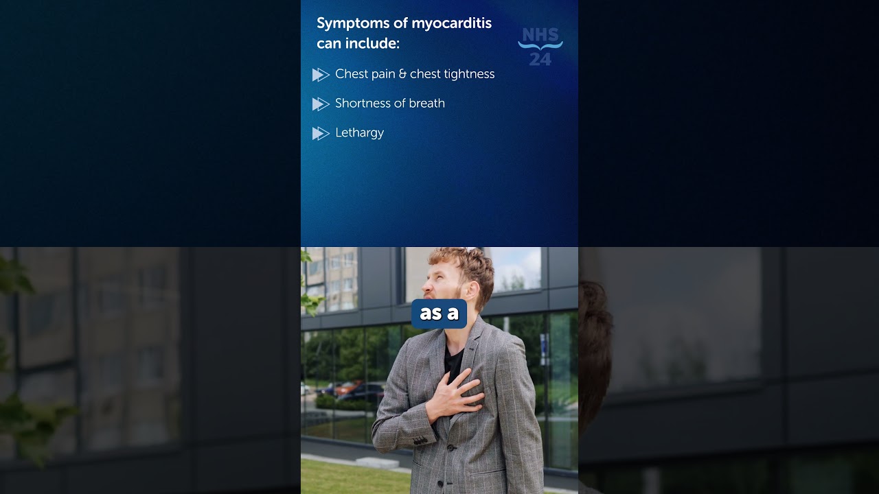 What are the symptoms of myocarditis?