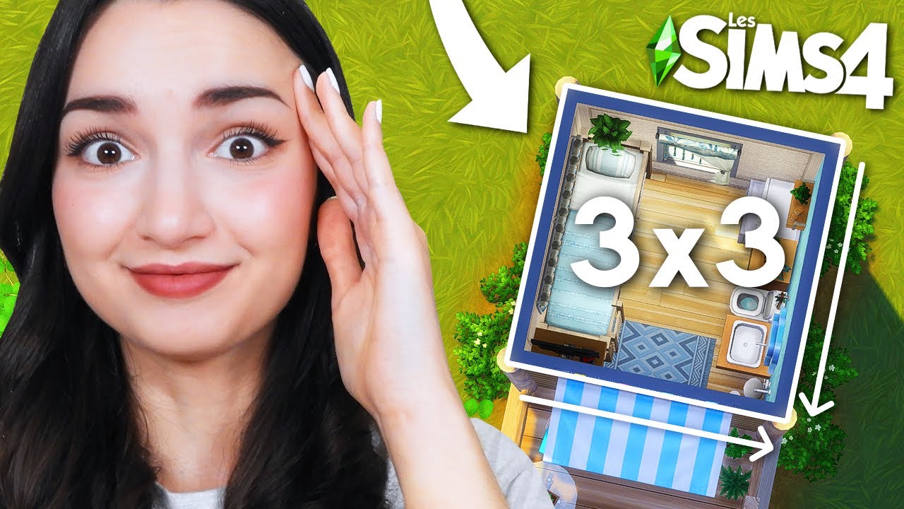 MINI MAISON 3x3 CHALLENGE (Fonctionnelle) 😬 | Challenge Sims 4