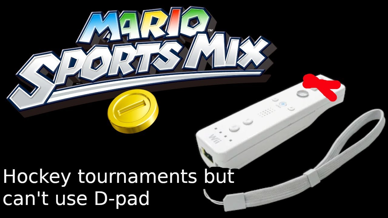 Mario Hockey Tournaments But I Can't Use D Pad