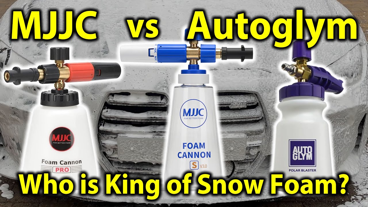 Autoglym Polar Blaster vs MJJC Snow Foam Cannons