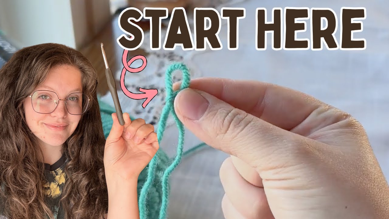 Never Crocheted Before? Start Here | Slip Knot & Foundation Chain