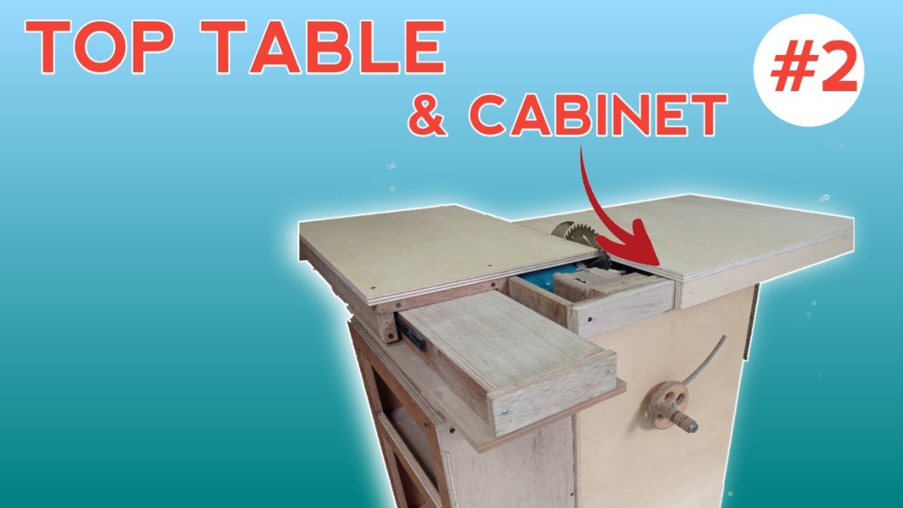 Sliding Table Saw With Drawer Rails || Upgrade Table Saw Part_2/3