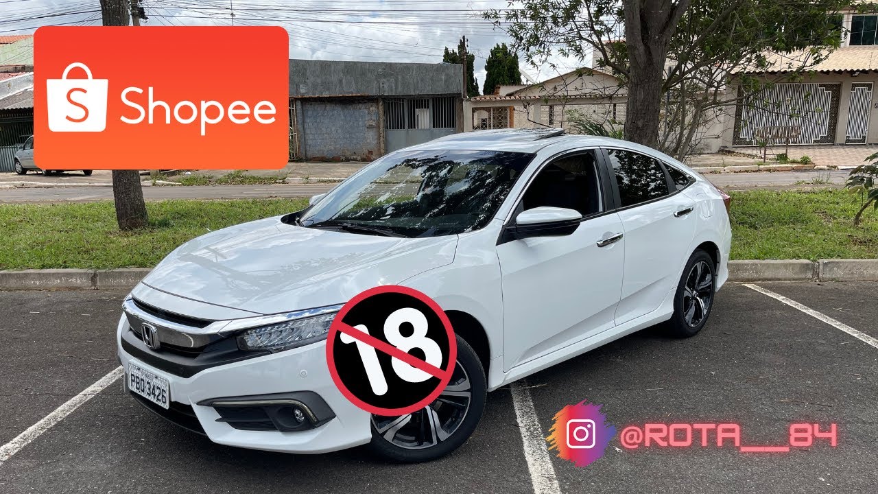 Comprei novas lanternas - setas laterais para o meu Civic na Shopee