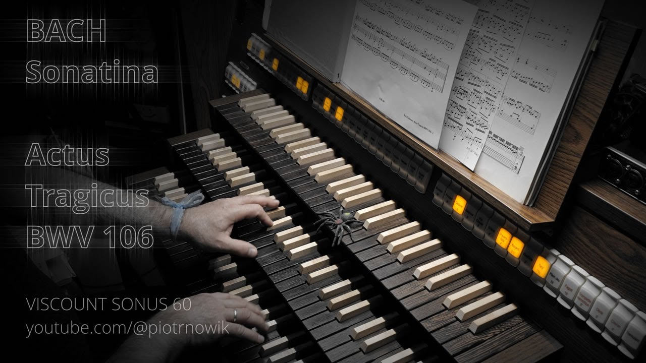 🎹 Johann Sebastian Bach: „Sonatina” BWV106 Actus Tragicus ♫ 🔷 Piotr Nowik #viscount #sonus #physis