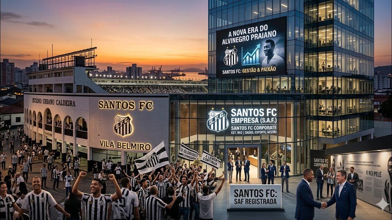 BOMBA! SANTOS TEM PRAZO PARA MUDAR ESTATUTO E ACEITAR PROPOSTA MILIONÁRIA POR SAF! VEJA!