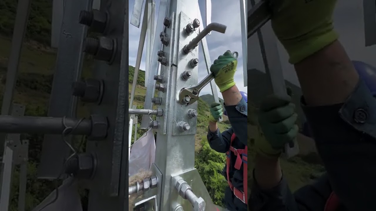 electrical tower installation #tower #electric #electrictower #youtube
