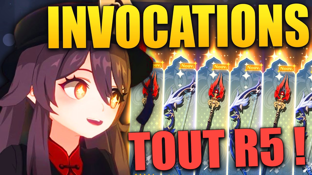 IL VEUT LES DEUX ARMES R5 - Invocations Bâton de Homa & Simulacre d'eau