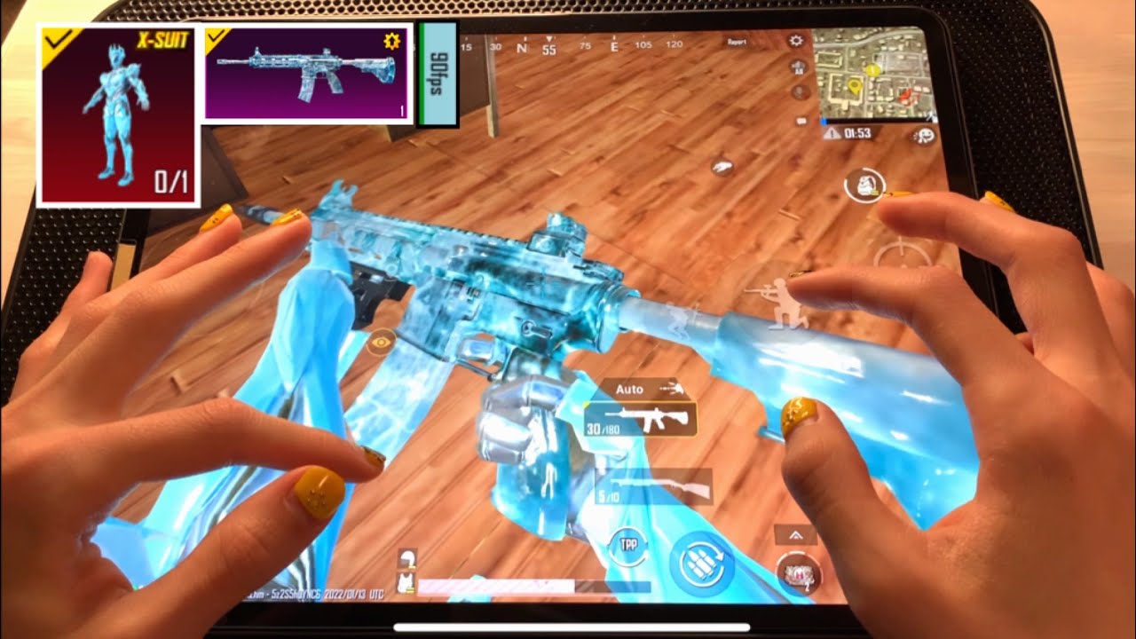 M416 FROSTY or 90FPS 6fingers hand cam !!