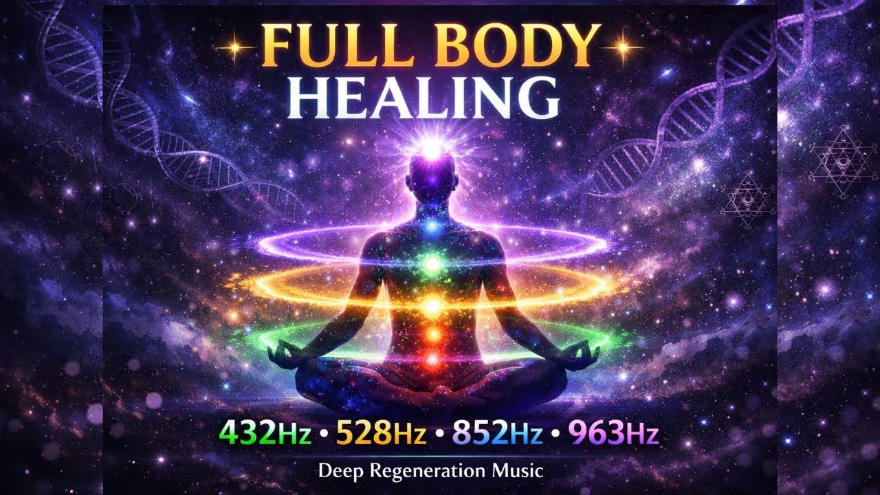 Full Body Regeneration Music | 432Hz 528Hz 852Hz 963Hz Healing Frequencies BY Dr.Subrata Halder