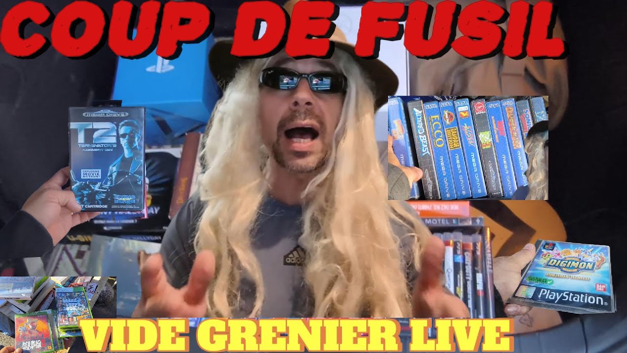 🔴vide grenier live méga coup de fusil
