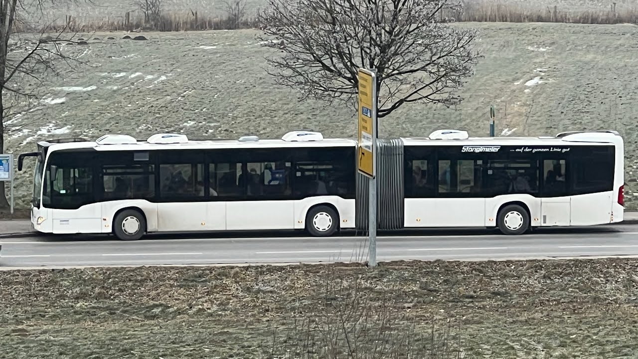 Busse in Markt Indersdorf mit 2 C2 Gelenkbusen
