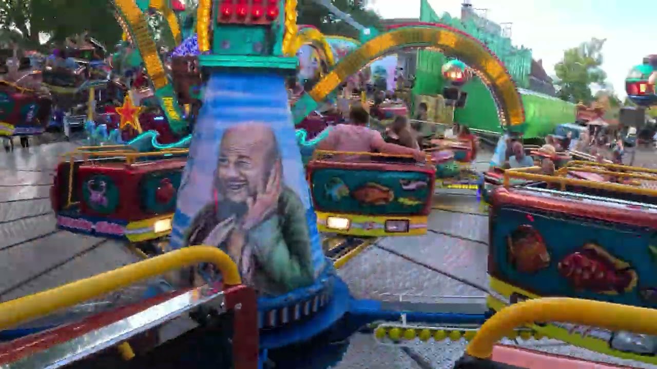 Onride (POV) Power Polyp (Vader) Kermis (Kirmes) (Funfair) Hoorn 2023