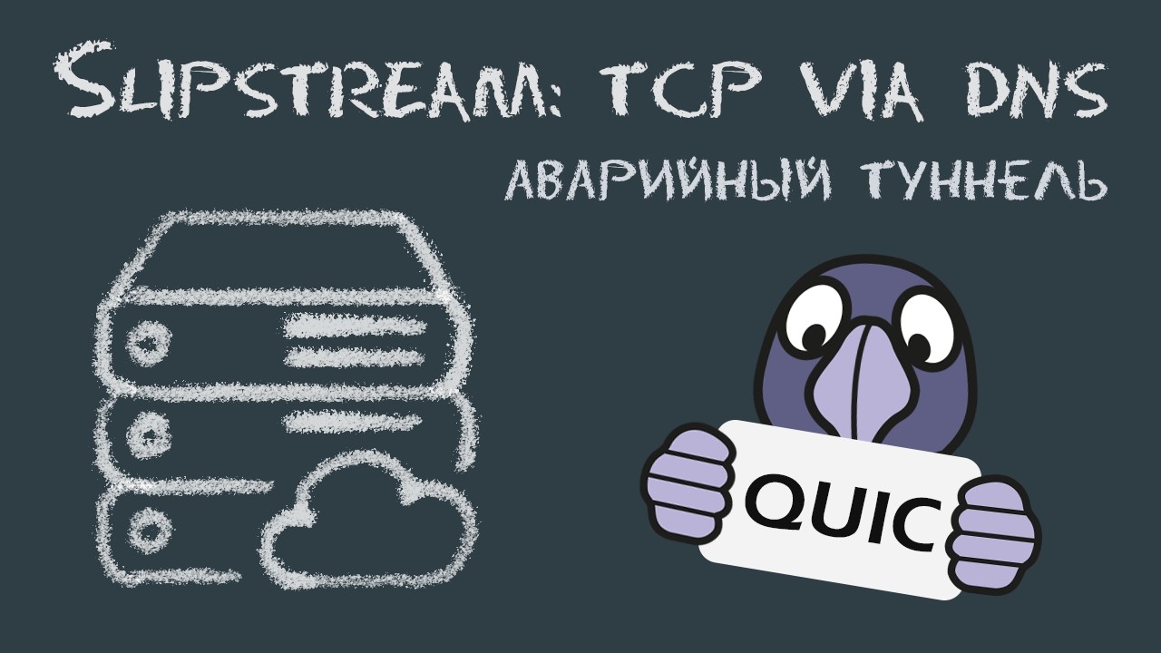 Slipstream: TCP туннель через DNS и QUIC | Резервный прокси
