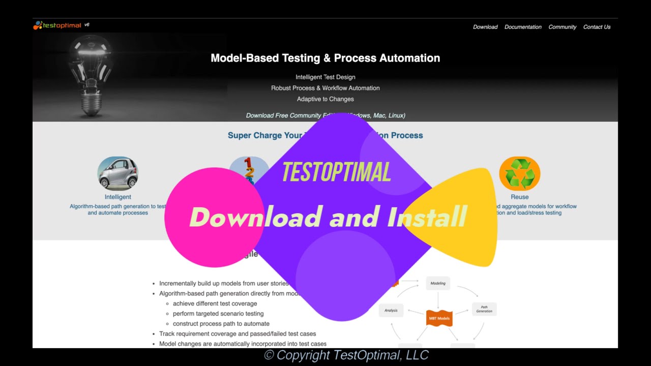 TestOptimal Model-Based Testing Community Edition - Download and Install