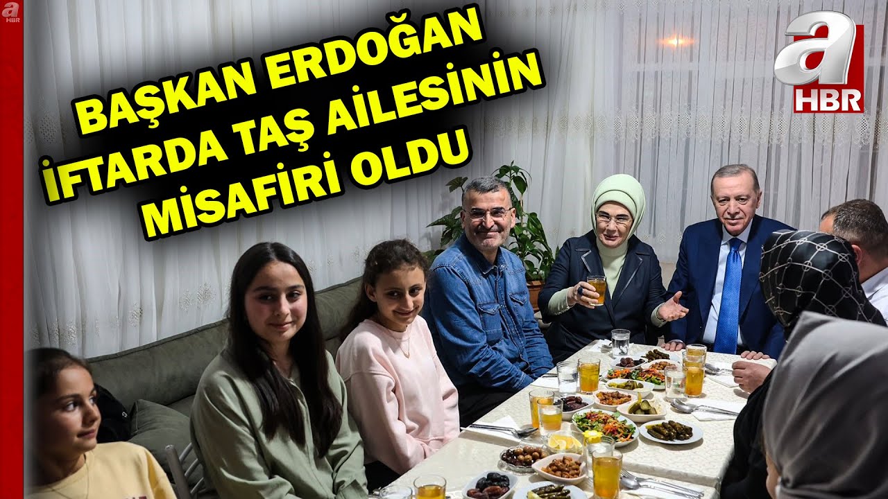 Başkan Erdoğan ve Emine Erdoğan Taş ailesiyle iftar yaptı | A Haber
