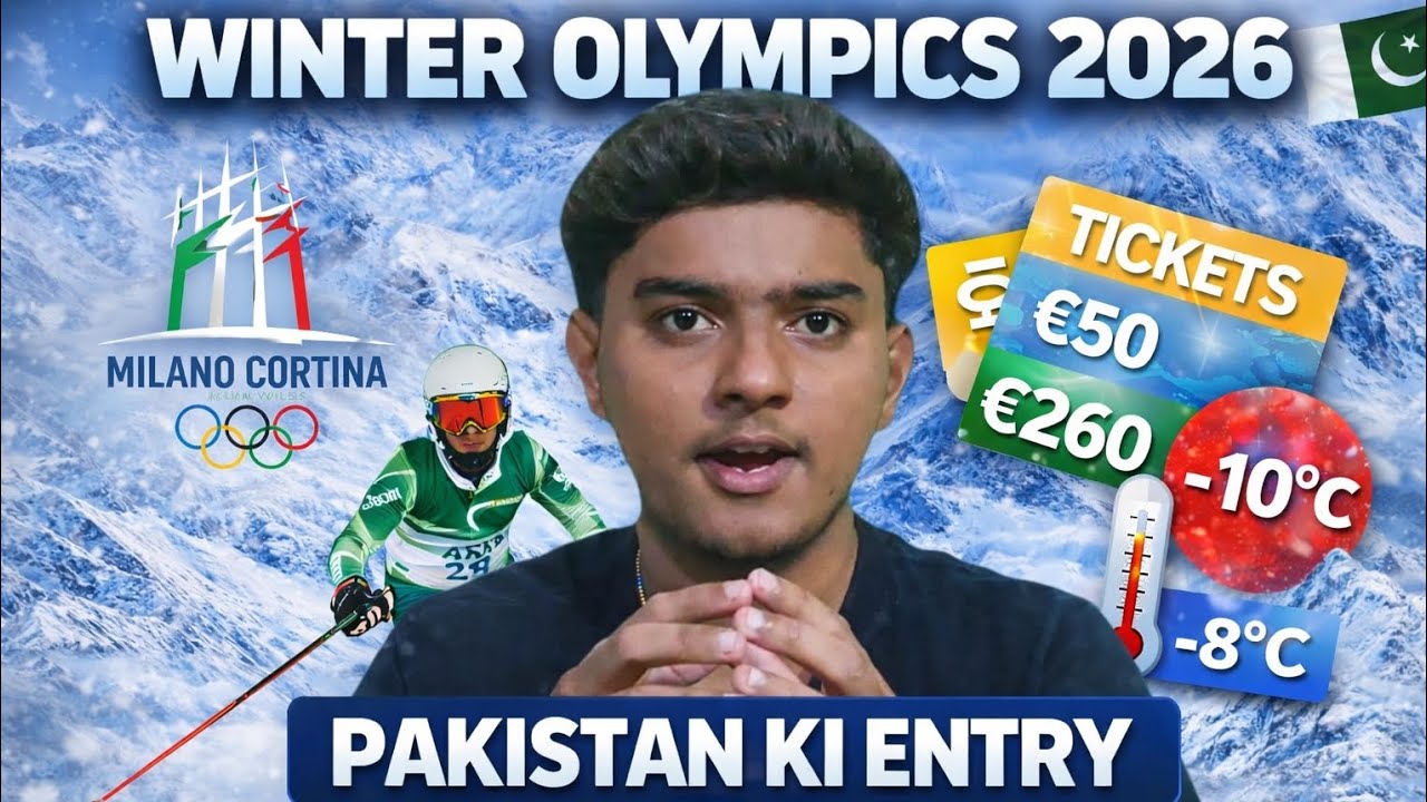 Winter Olympics 2026: Pakistan Ki Entry 🇵🇰 | Italy Ka Mausam, Tickets & Full Guide