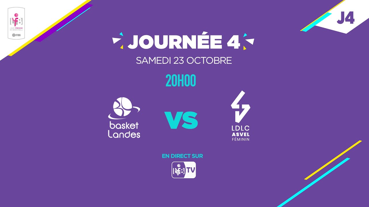 LFB 2021-2022 J4 | Basket Landes - Lyon | Match complet