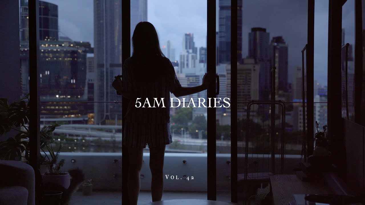 5AM DIARIES | Новогодние резолюции✨ | Шоколадно-миндальное печенье, приготовление круассанов 🥐