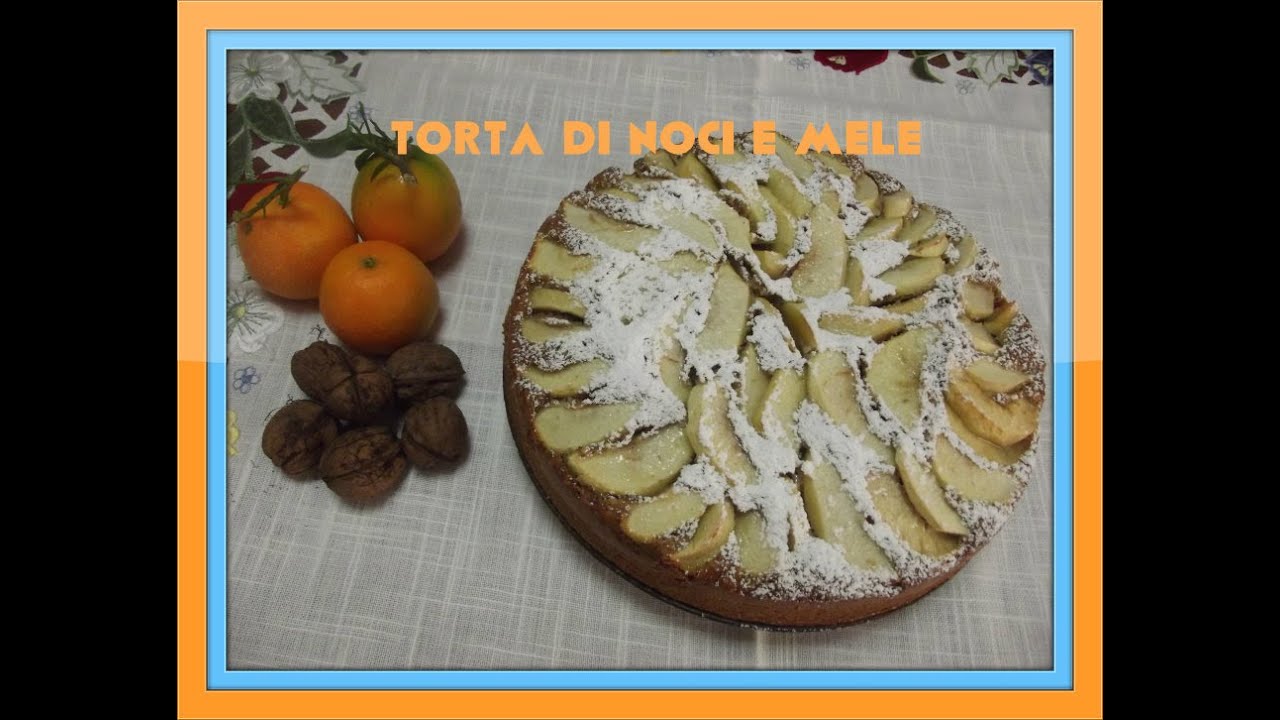 TORTA DI MELE E NOCI