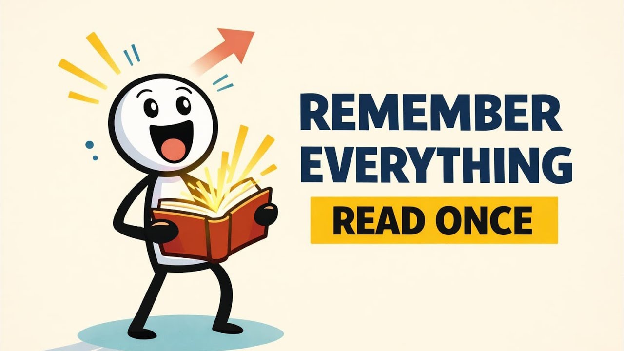 Read Once Remember Forever (Study Smarter)