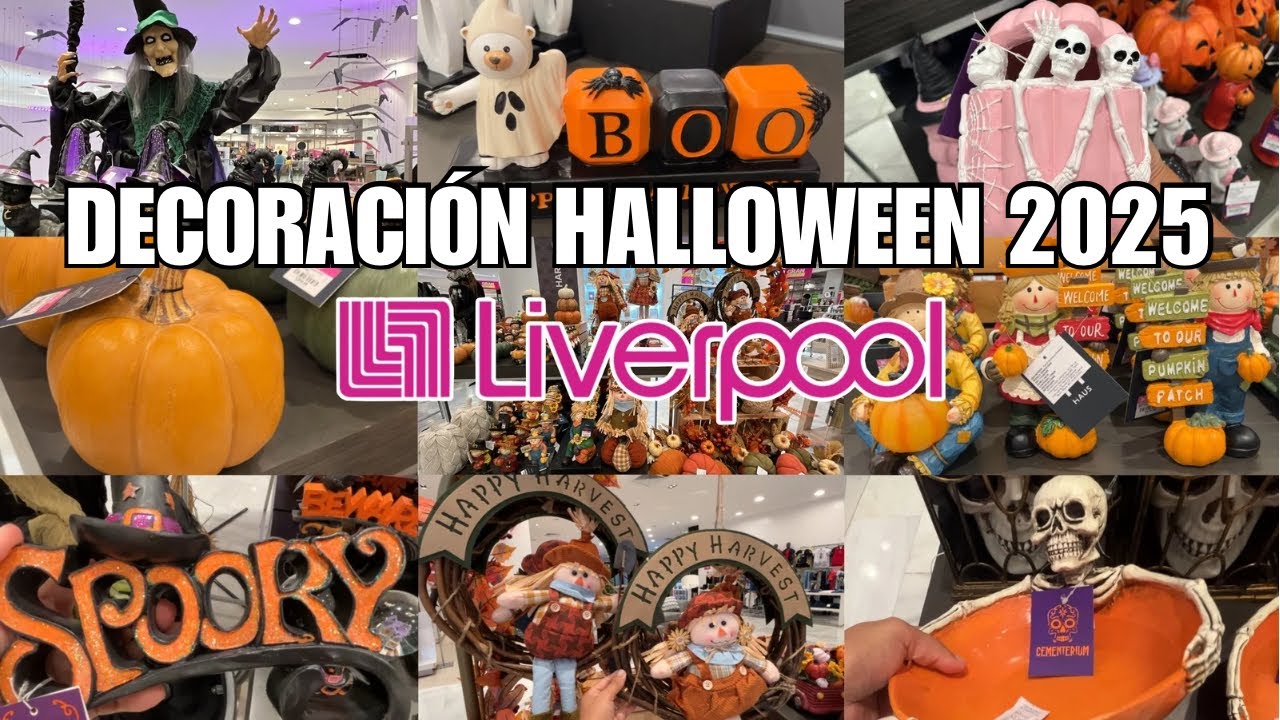 ‼️RECORRIDO DE OTOÑO Y HALLOWEEN EN LIVERPOOL👻🎃Llegó lo NUEVO en DECORACIÓN 
