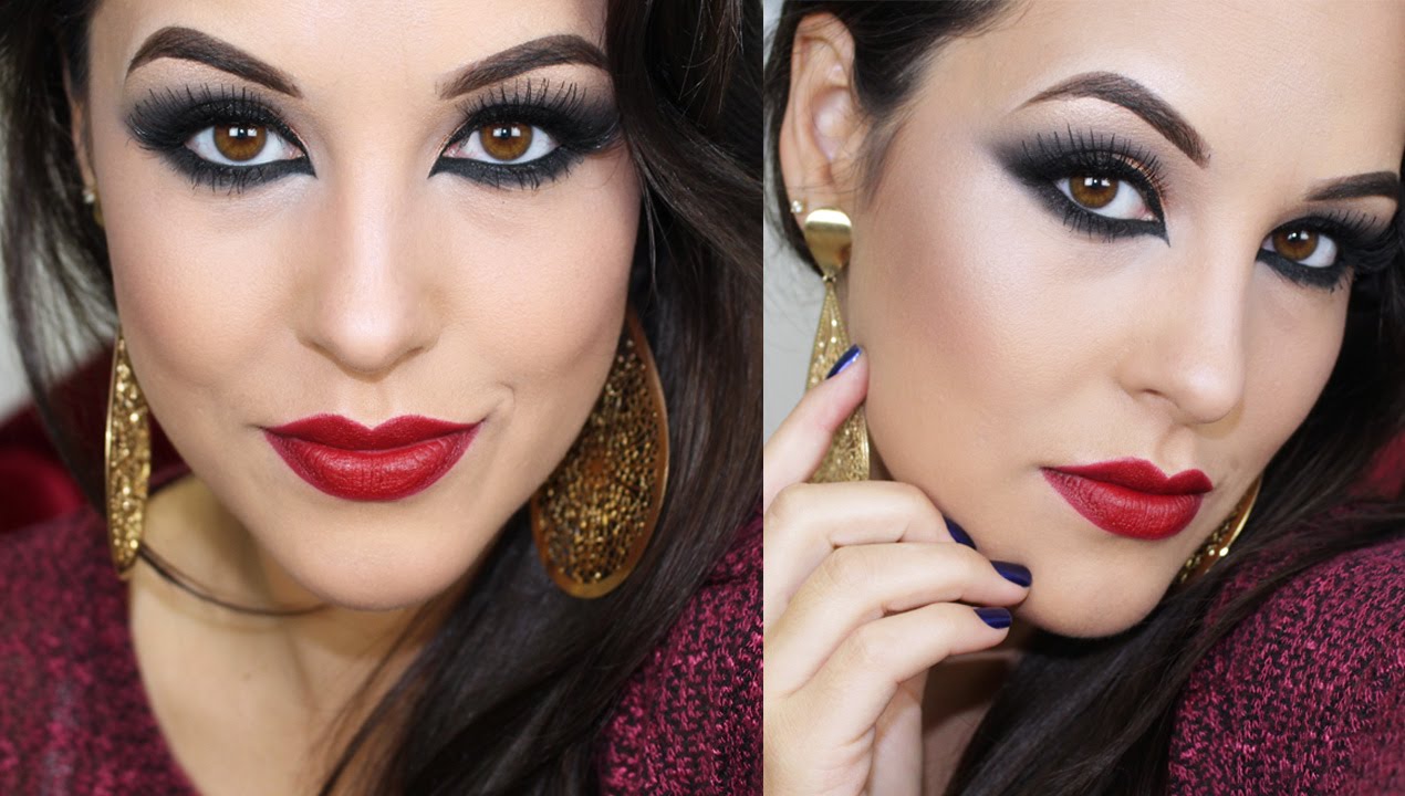 Maquiagem com a Palette Divina da Eudora - Olho TUDO e Boca TUDO