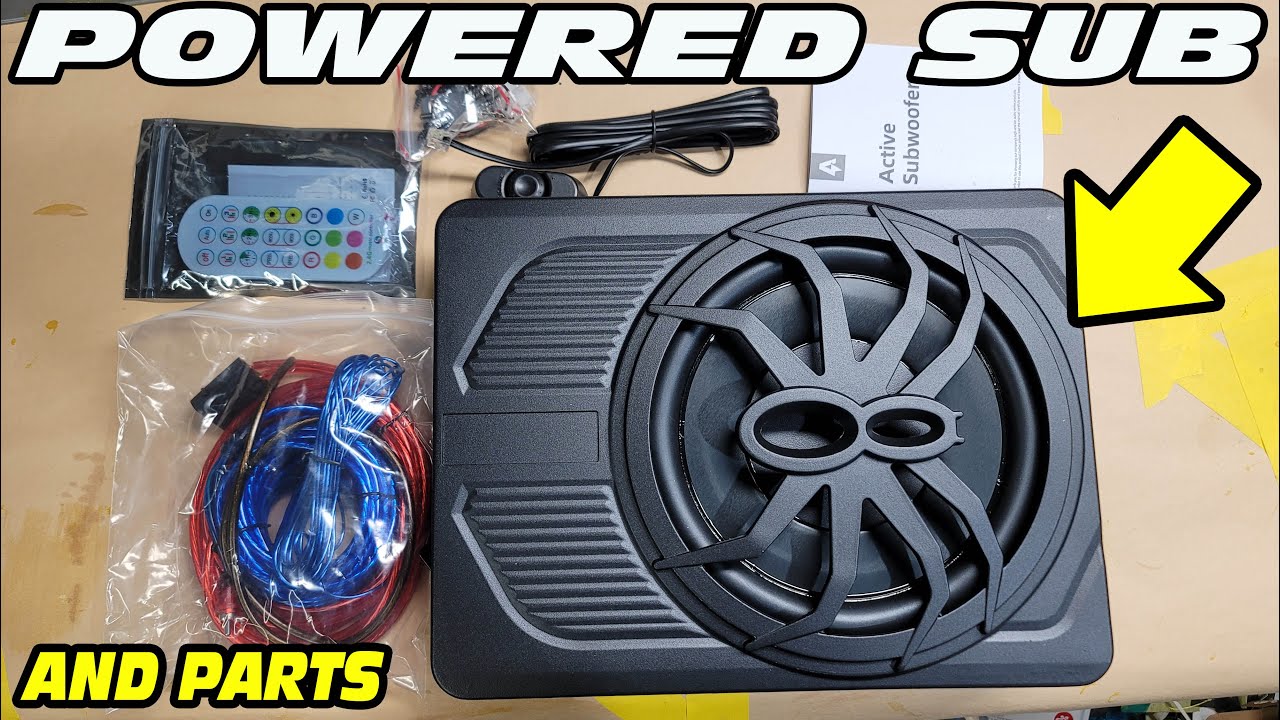 ANDEMAN POWERED CAR SUBWOOFER / SUB REVIEW AND UNBOXING