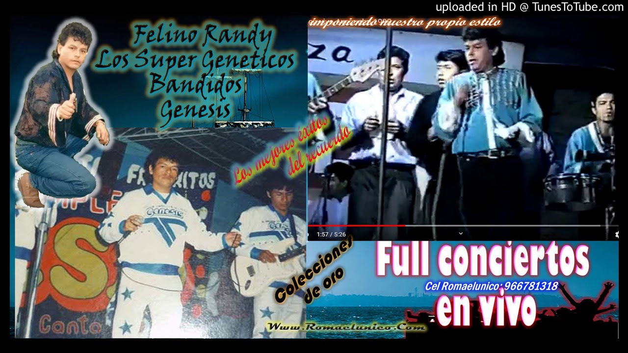 Super Genéticos en vivo 1991  Felino Randy - HAY QUE DOLOR (Pista Centro Lampa)