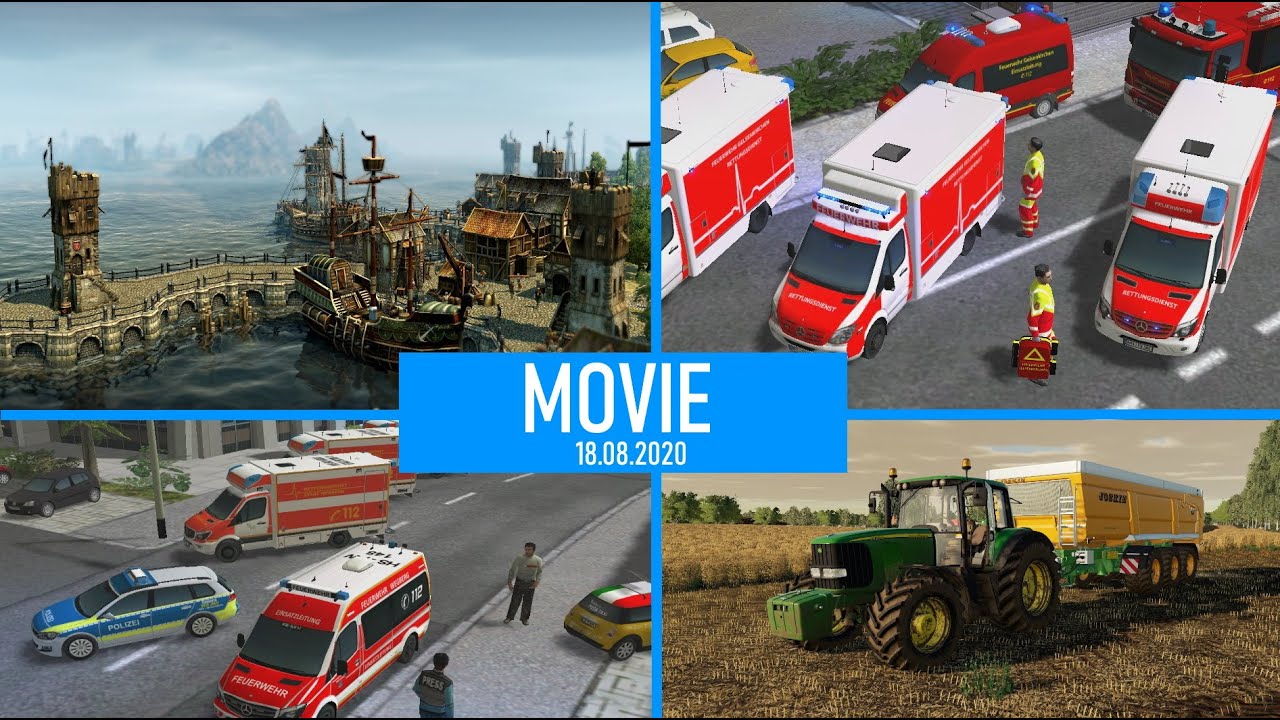 Cinematic Movie of Simulations | GTA,EM4/5,LS19, ANNO, etc..  | by Maxmilim