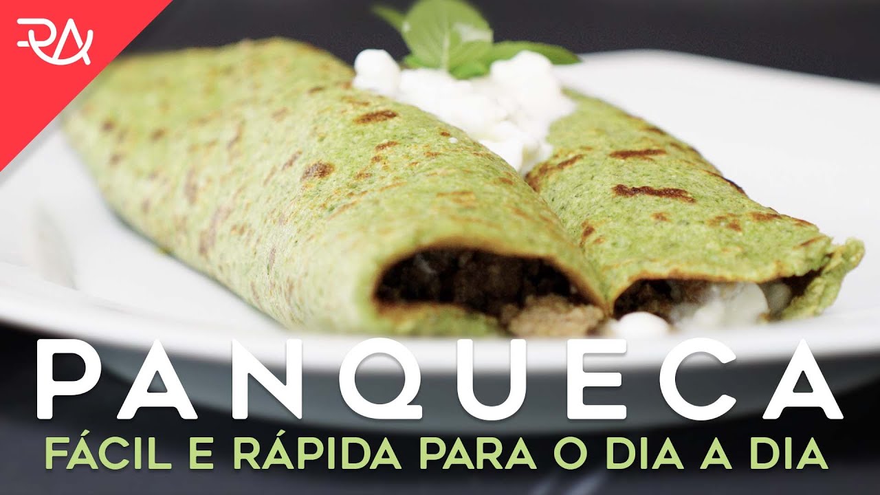 Panqueca de Espinafre RÁPIDA e FÁCIL para o DIA A DIA - Rafael Aismoto