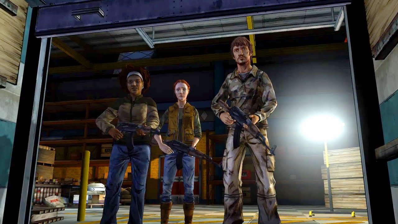 Clementine & Kenny Meet Jane, Reggie and Mike at Howe's Hardware (Walking Dead | Telltale Games)