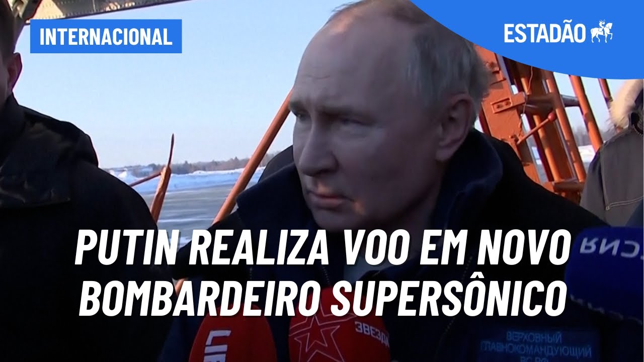 PUTIN voa em bombardeiro estratégico em aparente recado ao OCIDENTE sobre poderio militar