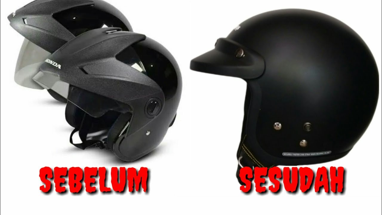 MODIFIKASI HELM HONDA TRX-3 MENJADI HELM CARGLOSS !!!
