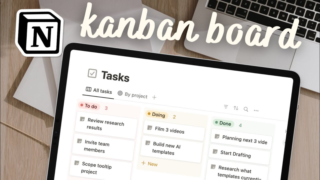 ПРОСТАЯ Канбан-доска для ваших задач в Notion | Пошаговое руководство