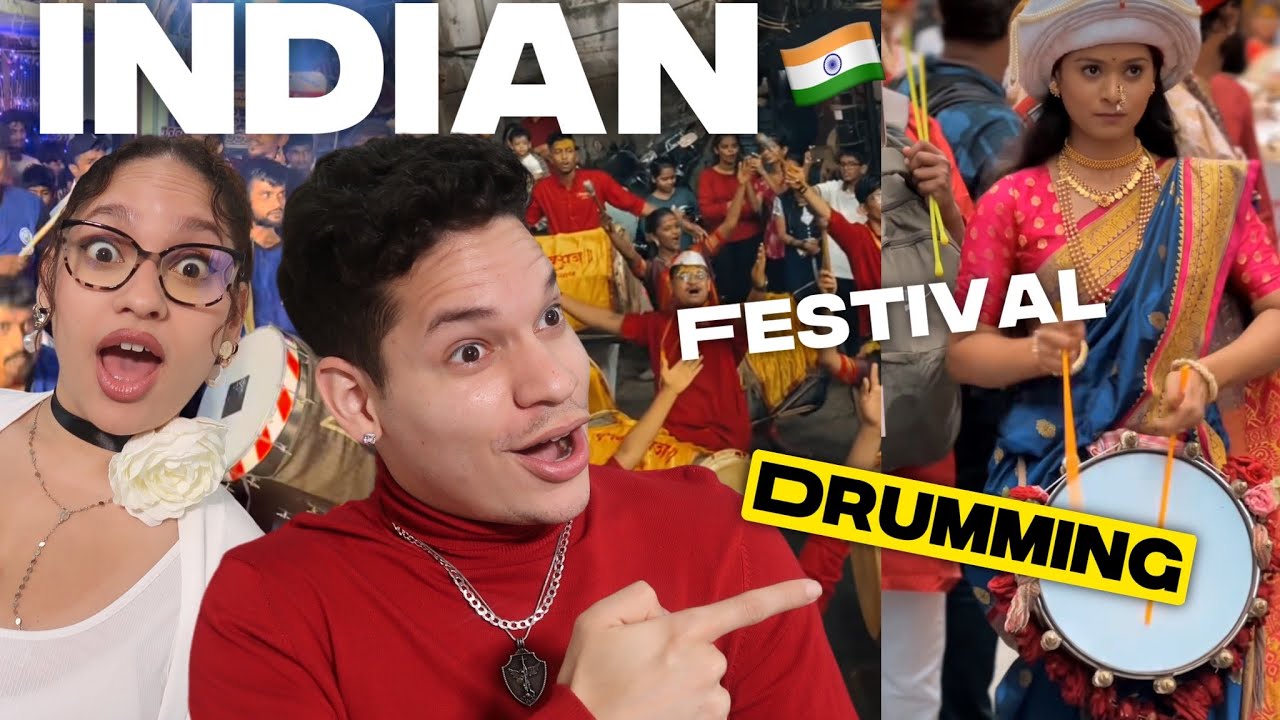 You will only see this PASSION for music IN INDIA! Musicians react to Indian Festival DRUMS