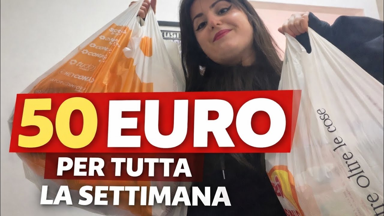 Svuota la spesa da 50€: come organizzo la settimana senza sprechi! 