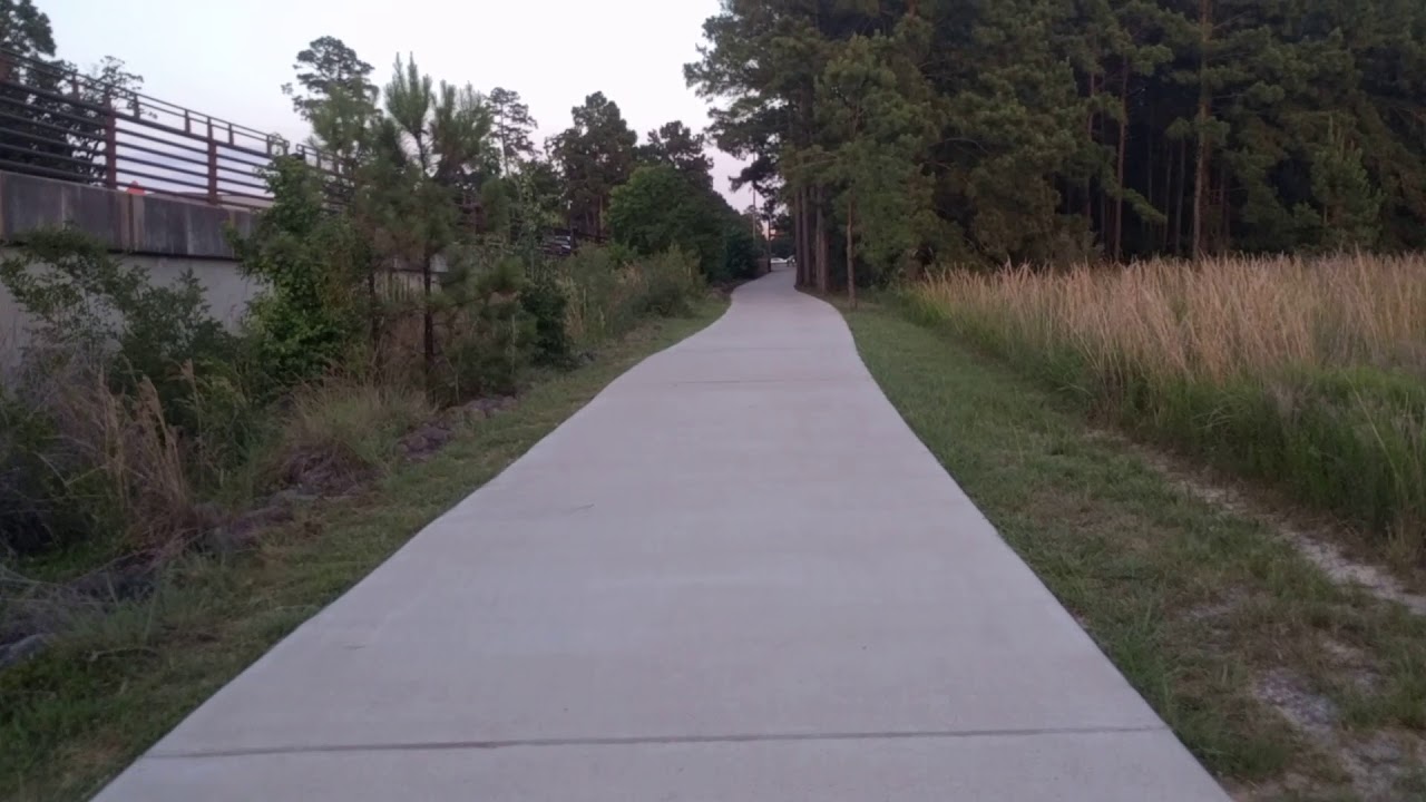 The Woodlands paved hiking trails